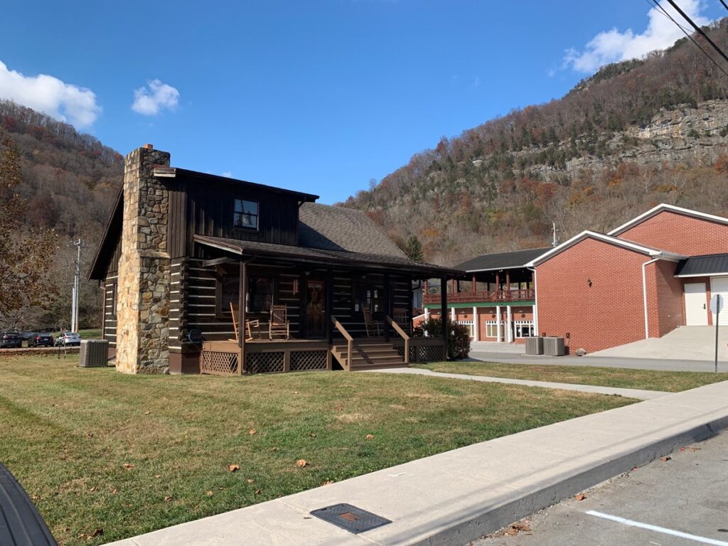 Another view of the historic cabin